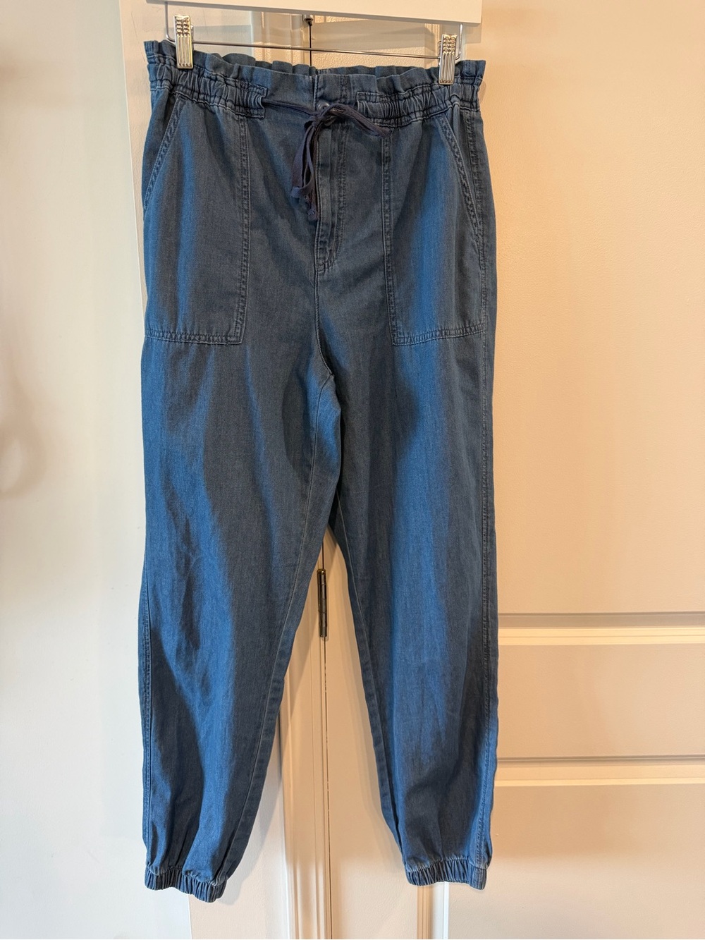American Eagle Outfitters Light Blue Denim Jogger Pants